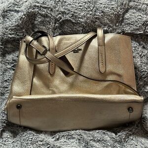 Gold Leather Charley Carryall Women's Bag